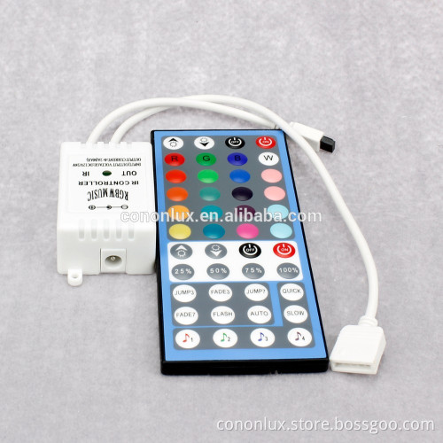 5m Music led strip Waterproof 5050 Tape Ruban 12V Flexible + Music Remote controller + Power adapter Kit
